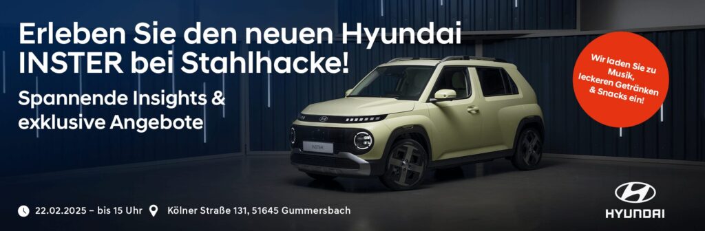 Hyundai INSTER – Vorstellung am 22.02.25